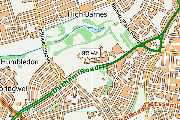 Sunderland College (Bede Campus) map (SR3 4AH) - OS VectorMap District (Ordnance Survey)