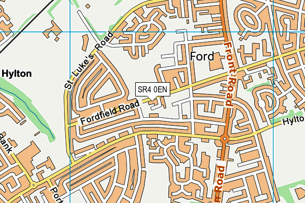 SR4 0EN map - OS VectorMap District (Ordnance Survey)