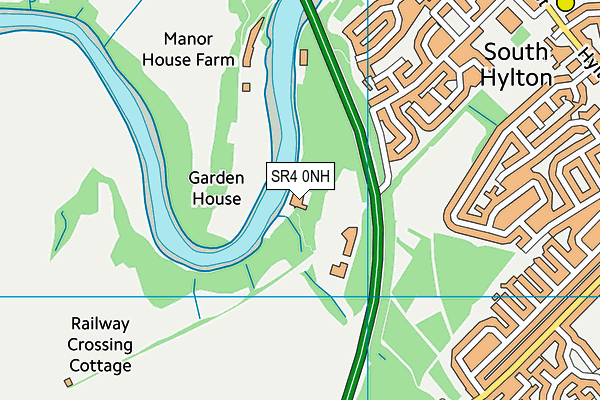 SR4 0NH map - OS VectorMap District (Ordnance Survey)