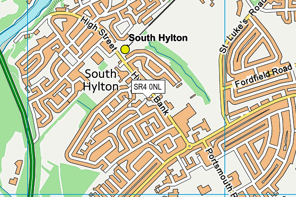 SR4 0NL map - OS VectorMap District (Ordnance Survey)