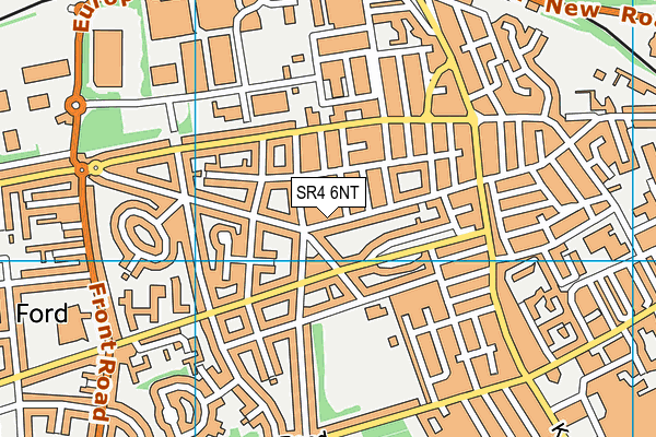 SR4 6NT map - OS VectorMap District (Ordnance Survey)