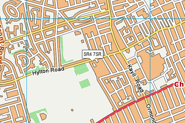 SR4 7SR map - OS VectorMap District (Ordnance Survey)