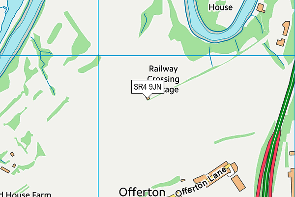 SR4 9JN map - OS VectorMap District (Ordnance Survey)