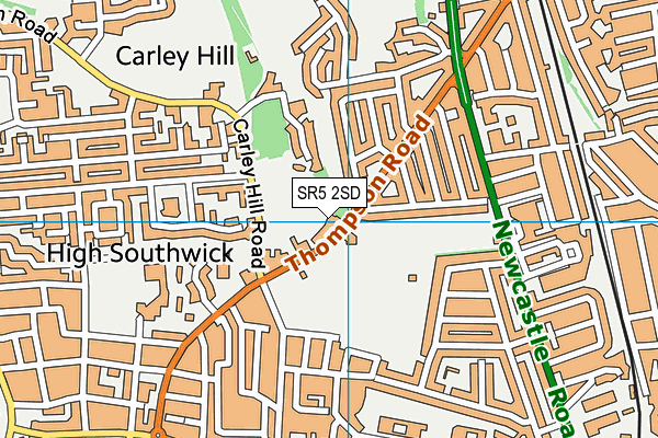 SR5 2SD map - OS VectorMap District (Ordnance Survey)