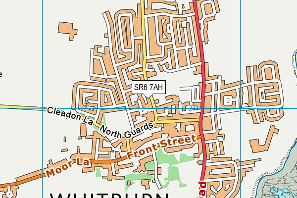 SR6 7AH map - OS VectorMap District (Ordnance Survey)
