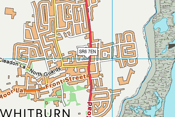 SR6 7EN map - OS VectorMap District (Ordnance Survey)