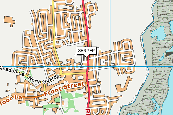 SR6 7EP map - OS VectorMap District (Ordnance Survey)