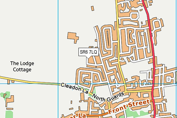 SR6 7LQ map - OS VectorMap District (Ordnance Survey)