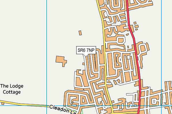SR6 7NP map - OS VectorMap District (Ordnance Survey)
