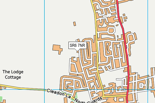 SR6 7NR map - OS VectorMap District (Ordnance Survey)