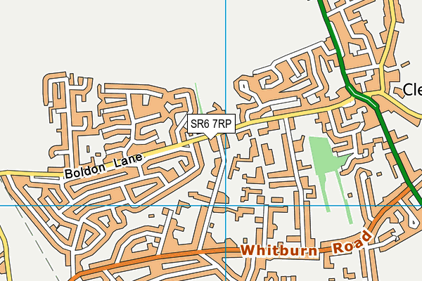 Cleadon Church of England Academy map (SR6 7RP) - OS VectorMap District (Ordnance Survey)