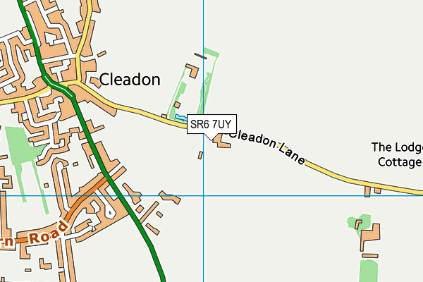 SR6 7UY map - OS VectorMap District (Ordnance Survey)