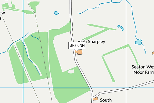 SR7 0NN map - OS VectorMap District (Ordnance Survey)