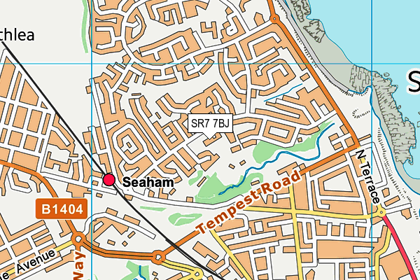 St Mary Magdalen's Catholic Primary School map (SR7 7BJ) - OS VectorMap District (Ordnance Survey)