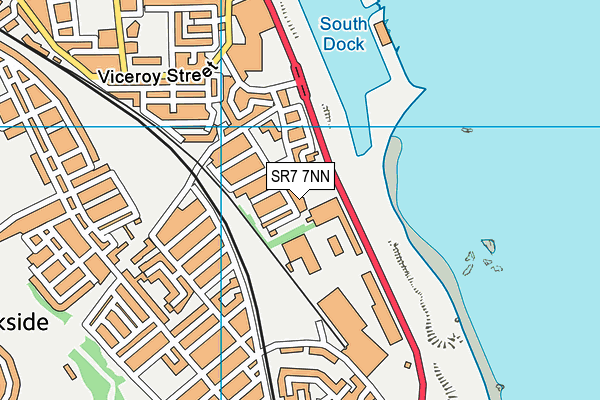 Seaham Harbour Nursery School map (SR7 7NN) - OS VectorMap District (Ordnance Survey)