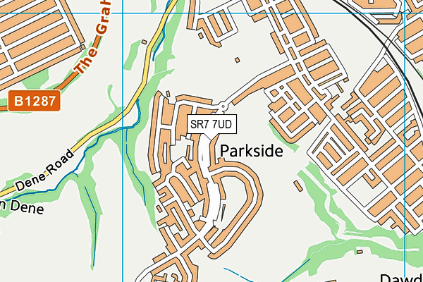 Parkside Neighbourhood Park map (SR7 7UD) - OS VectorMap District (Ordnance Survey)