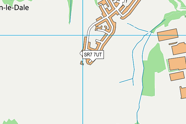 SR7 7UT map - OS VectorMap District (Ordnance Survey)