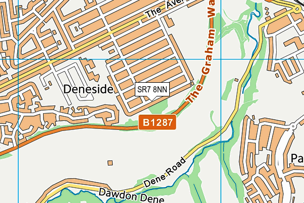 SR7 8NN map - OS VectorMap District (Ordnance Survey)