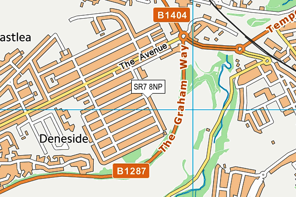 Seaham Leisure Centre map (SR7 8NP) - OS VectorMap District (Ordnance Survey)