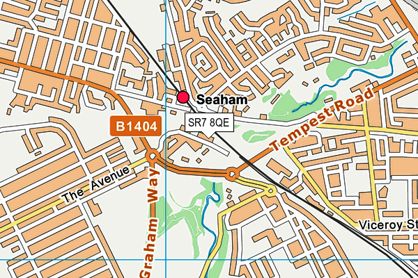 Seaham Youth Centre map (SR7 8QE) - OS VectorMap District (Ordnance Survey)
