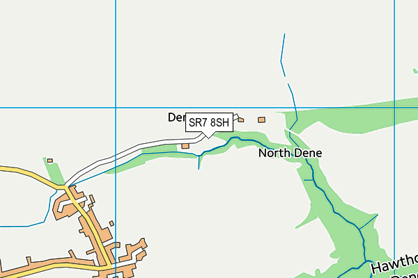 SR7 8SH map - OS VectorMap District (Ordnance Survey)