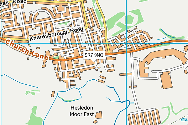 SR7 9NQ map - OS VectorMap District (Ordnance Survey)