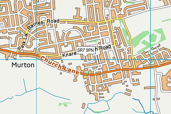 SR7 9PN map - OS VectorMap District (Ordnance Survey)