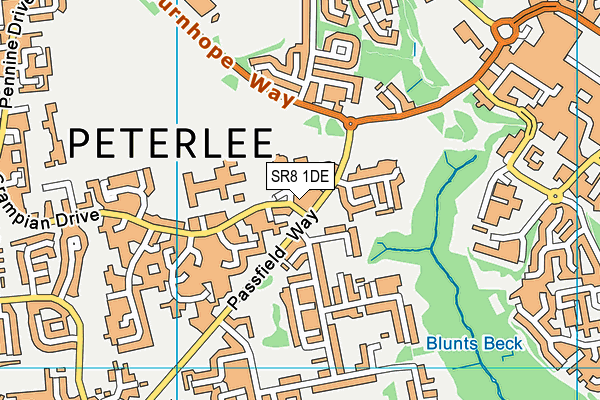 St Bedes Rc Comprehensive School map (SR8 1DE) - OS VectorMap District (Ordnance Survey)