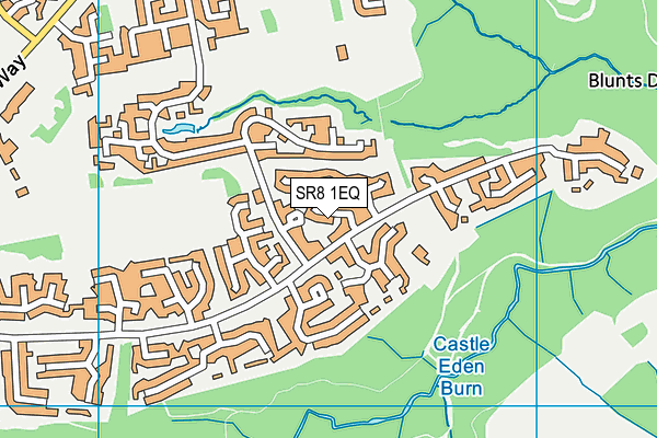 SR8 1EQ map - OS VectorMap District (Ordnance Survey)