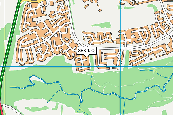 SR8 1JQ map - OS VectorMap District (Ordnance Survey)