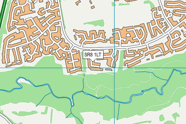 SR8 1LT map - OS VectorMap District (Ordnance Survey)