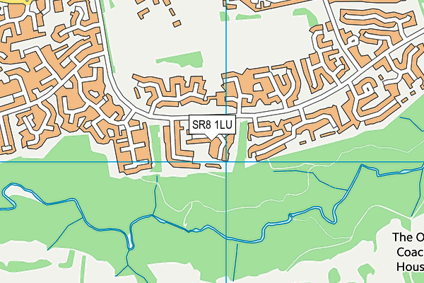 SR8 1LU map - OS VectorMap District (Ordnance Survey)