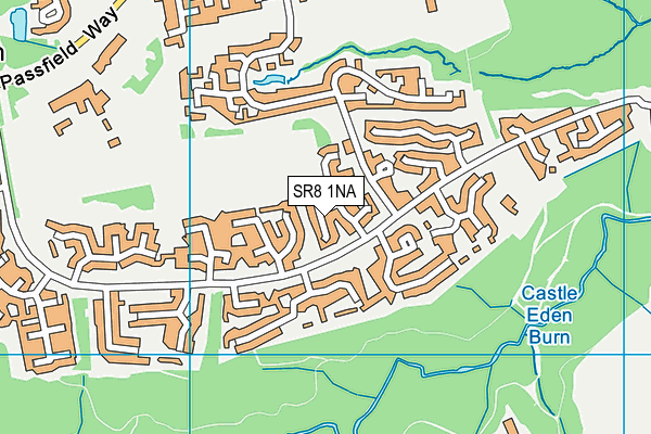 SR8 1NA map - OS VectorMap District (Ordnance Survey)