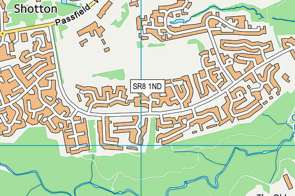 SR8 1ND map - OS VectorMap District (Ordnance Survey)