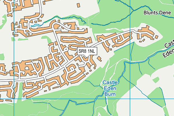 SR8 1NL map - OS VectorMap District (Ordnance Survey)