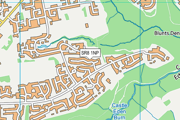 SR8 1NP map - OS VectorMap District (Ordnance Survey)