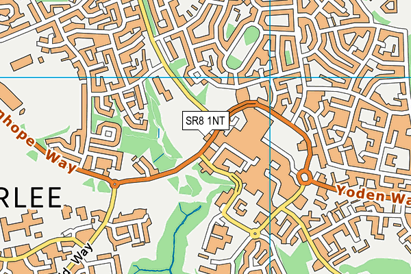 SR8 1NT map - OS VectorMap District (Ordnance Survey)