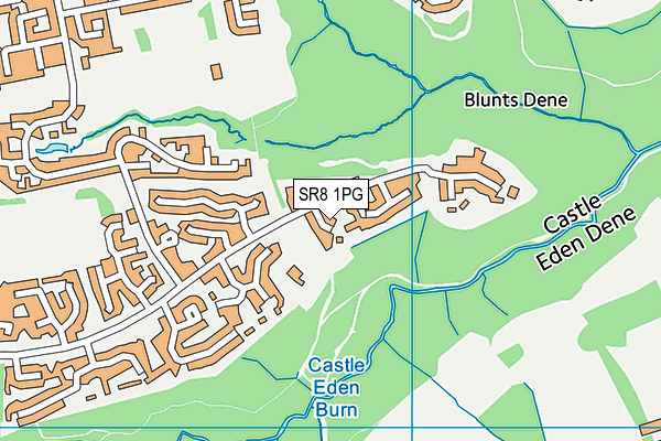 SR8 1PG map - OS VectorMap District (Ordnance Survey)