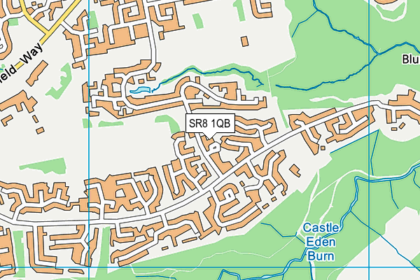 SR8 1QB map - OS VectorMap District (Ordnance Survey)