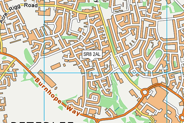 SR8 2AL map - OS VectorMap District (Ordnance Survey)