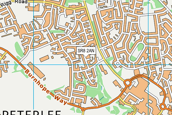 SR8 2AN map - OS VectorMap District (Ordnance Survey)