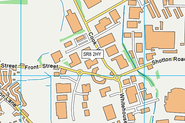 Gym 360 (Peterlee) map (SR8 2HY) - OS VectorMap District (Ordnance Survey)