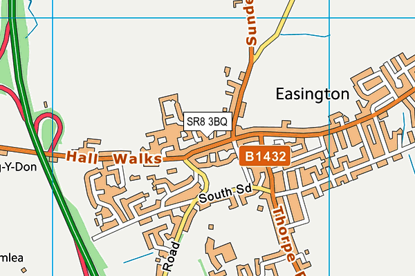 Rosemary Lane Nursery School map (SR8 3BQ) - OS VectorMap District (Ordnance Survey)