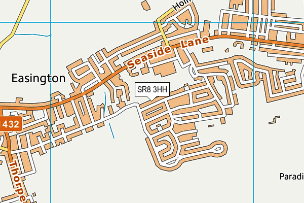 SR8 3HH map - OS VectorMap District (Ordnance Survey)