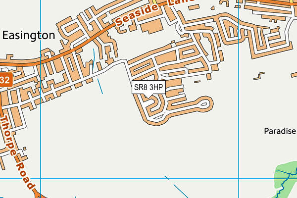 SR8 3HP map - OS VectorMap District (Ordnance Survey)