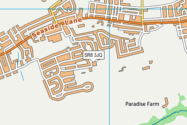 SR8 3JQ map - OS VectorMap District (Ordnance Survey)