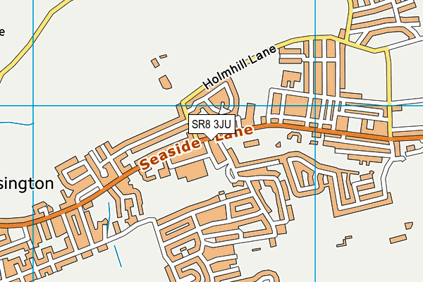 SR8 3JU map - OS VectorMap District (Ordnance Survey)