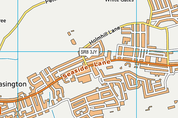 SR8 3JY map - OS VectorMap District (Ordnance Survey)