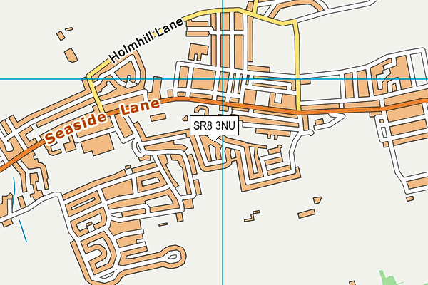 SR8 3NU map - OS VectorMap District (Ordnance Survey)