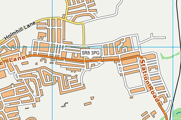 SR8 3PG map - OS VectorMap District (Ordnance Survey)